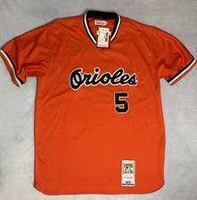 NWT Mitchell Ness Brooks Robinson #5 1975 Orioles Cooperstown Jersey Mens 54 3XL