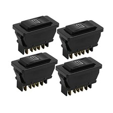 4pcs DC 12V 5 Pins Momentary Electric Power Window Switch Universal