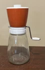 Vintage 60s-70s Retro Orange federal housewares Manual Nut Grinder Made in USA