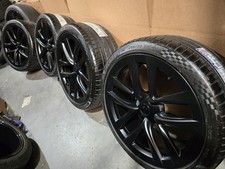 New Michelin Tires Oem Tesla Model S Plaid Black 21 Wheels Rims Tpms Sensors