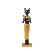 Bastet-Statue &Auml;gyptisch Katzeng&ouml;ttin-Statue Dekorativ f&uuml;r Regal,
