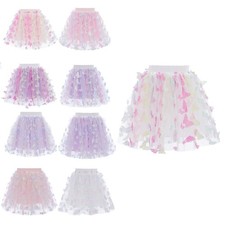 Kids Girls Dancewear Ballet Skirts Prom Dress Flowy Summer Cute Casual Party