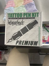 Wormhole Tattoo Pen Kit Cartridge Tattoo Machine Kit for Beginners ( See Pics )
