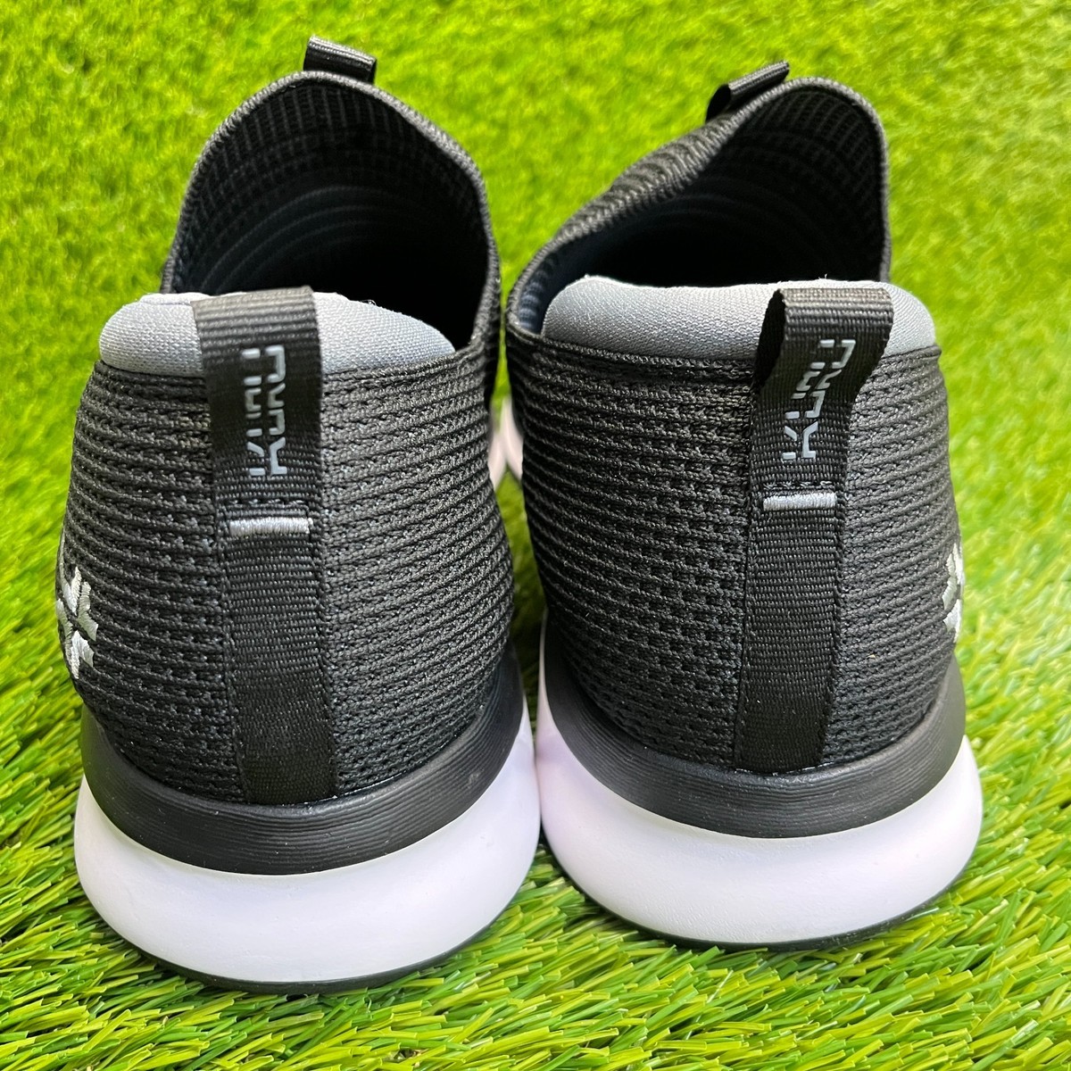 NIB Kuru Atom Slip-On Mens 12.5 Black White Athletic Walking Shoes orthopedic Kuru Atom Slip-On Mens Size 11.5 Black White Athletic  main image 2