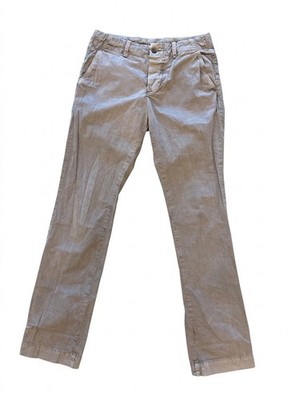 STANDARD JAMES PERSE Pants Men Brown Sz30x33 Chino Slim Fit Straight Leg Slash P