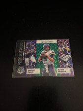 Flea Flicker Vikings Kirk Cousins, 2020 Panini Mosaic Green Prizm FF11