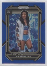 2023 Panini Prizm WWE Blue Prizm 109/199 Amari Miller #149 0oa7