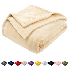 Extra Large Fleece Blanket Mink Throw Faux Fur Blanket Sofa Bed Travel Throw UK