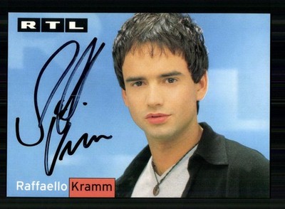 Raffaello Kramm RTL autograph card original signed ## BC 227586