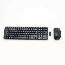 Logitech Mk220 Wireless Mouse And Keyboard Kit Spanish Qwerty Layout Set