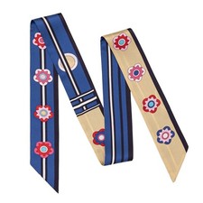 100 Mulberry Silk Scarf for Women Neck, Purse, Hair Head Ribbon Skinny Scarf