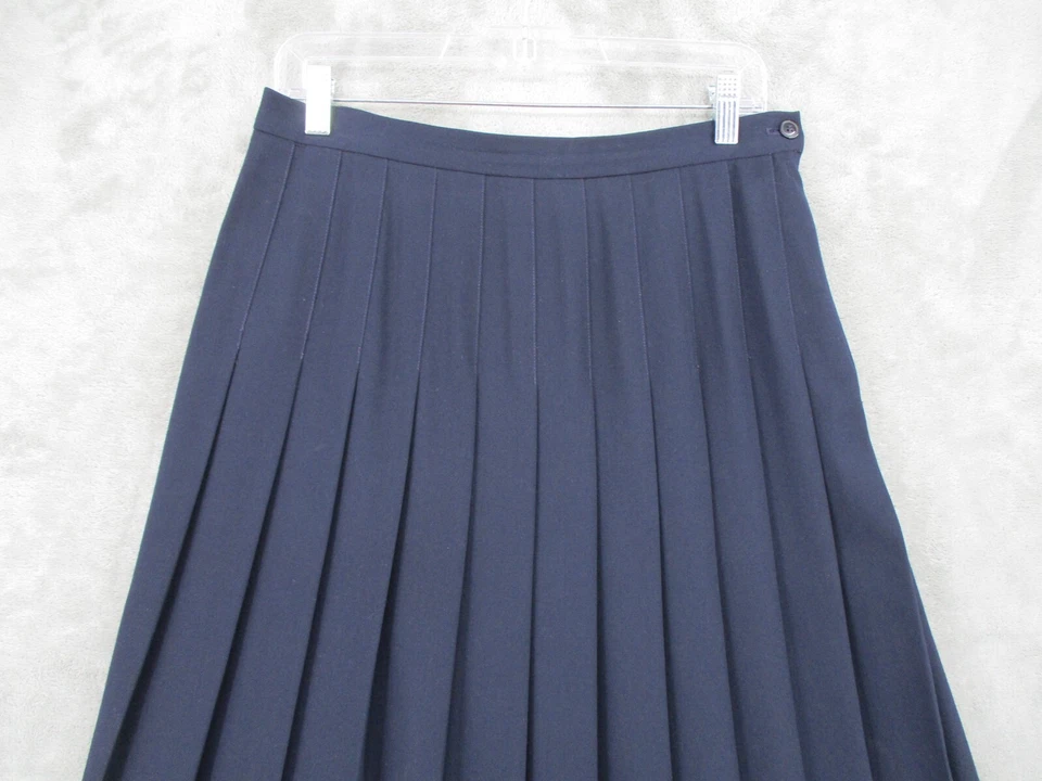 Falda vintage Jones New York para mujer 8 plisada lana preppy academia lana náutica Foto 3 de 4