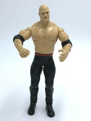 WWE Kane Unmasked Action Figure Solid Black Tights 2003 Jakks