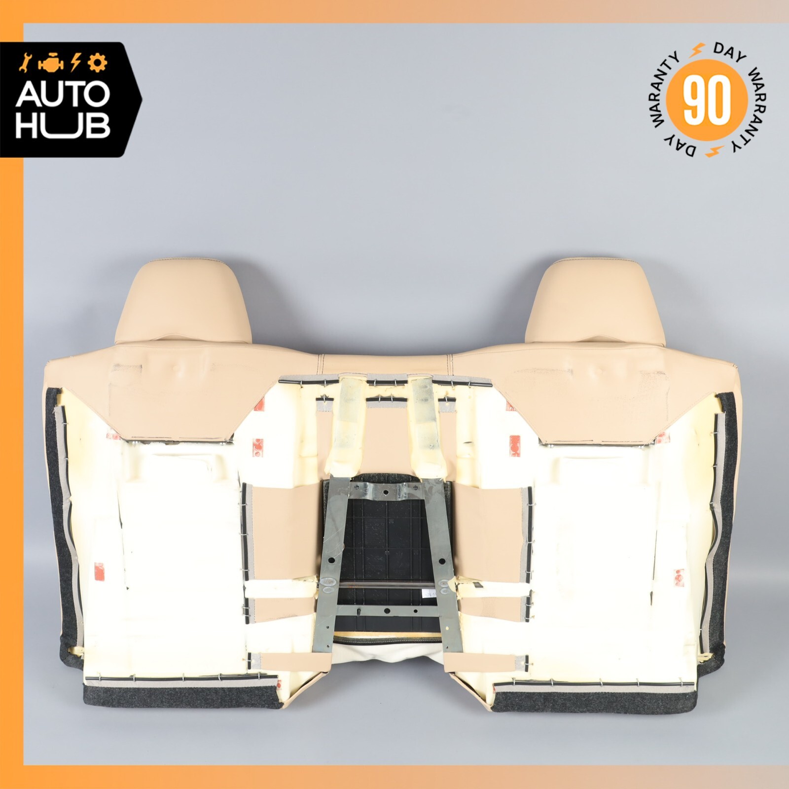 08-12 Maserati GranTurismo M145 Rear Upper Top Seat Cushion Beige OEM
