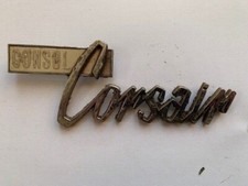 Automobilia, Consul Corsair classic car badge, classic car part, barn find