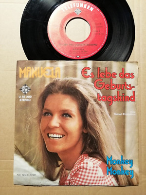 MANUELA - ES LEBE DES GEBURTSTAGSKIND / MONKEY MONKEY - 7-SINGLE 1972 (12)