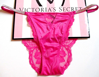 VICTORIA'S SECRET VERY SEXY Shine Strap String Cheeky Panty VS Pink S M L  NWT