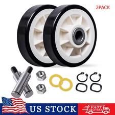 303373K Dryer Roller Wheel Drum Support Kit for Maytag 12001541,312948 2 Pack
