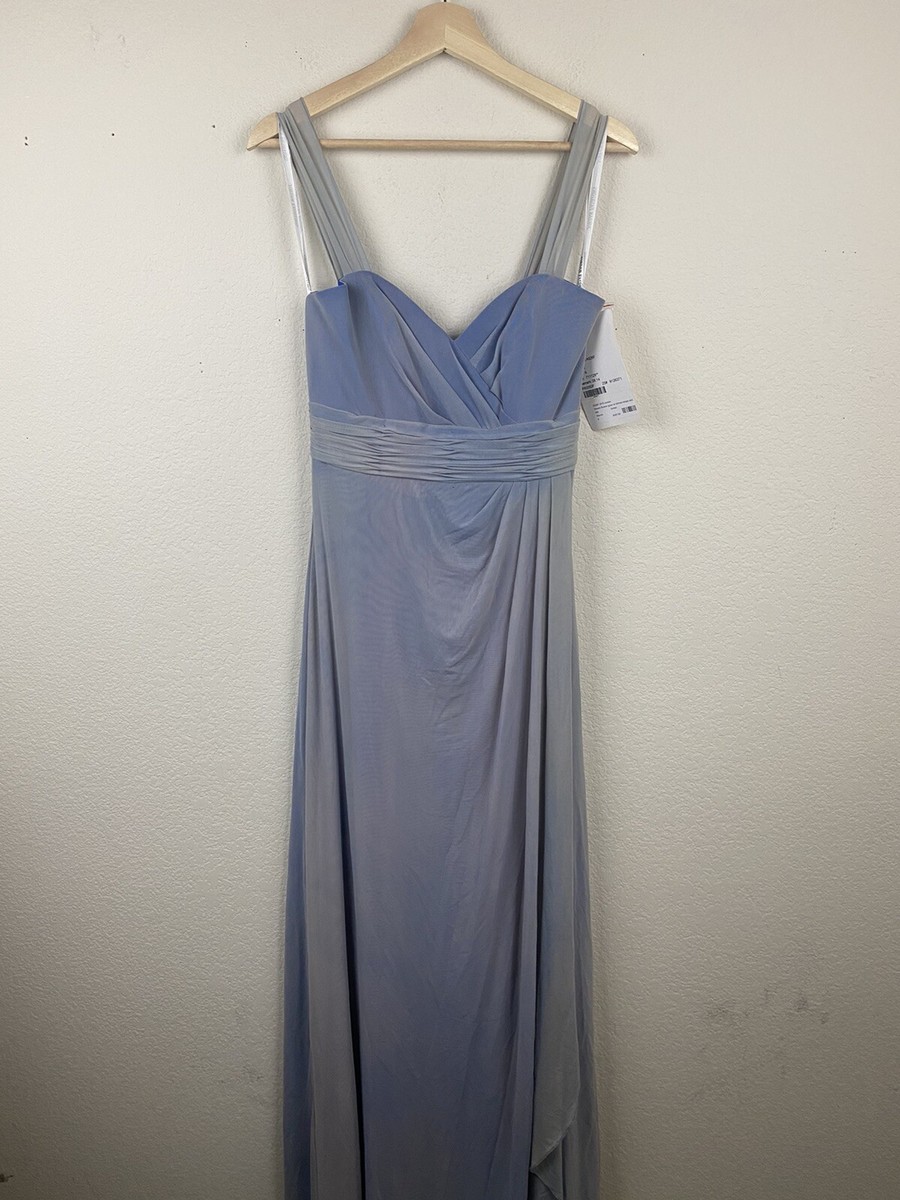 blue dress mannequin Simple A-Line Satin Long Prom Dress, Blue Long Evening Size:7 UK / 8 US this sophisticated long maxi Detail: Lace Helmut Lang Draped Asymmetrical