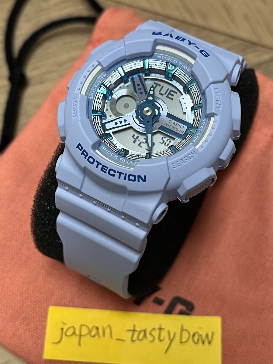 CASIO BABY-G BA-110YK-2AJF Y2K Fashion Blue Analog Digital Watch