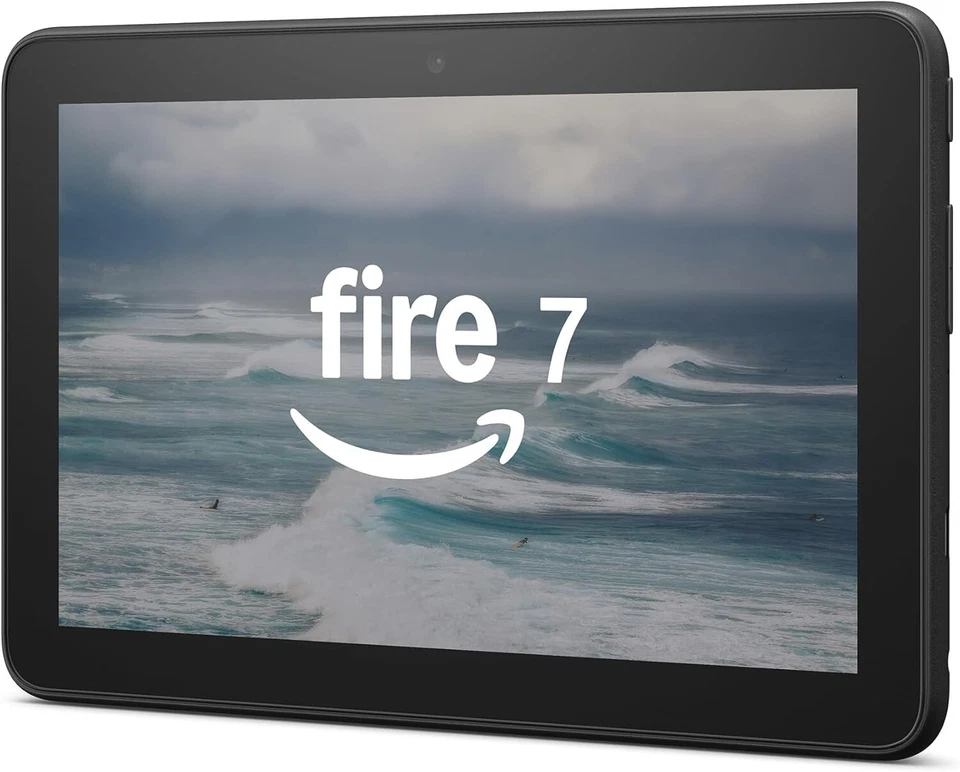 Fire 7-Tablet, 7-Zoll-Display 32 GB, neuestes Modell (2022) Schwarz mit Werbung - Bild 2 von 4