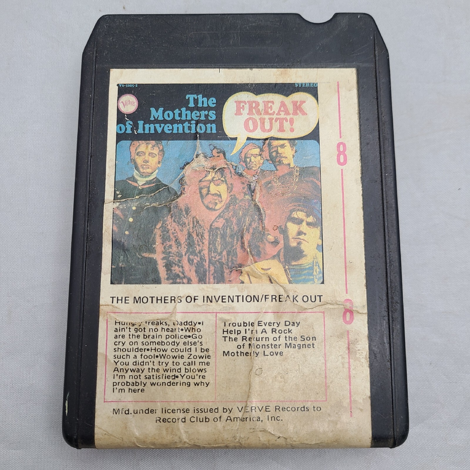 The Mother's Of Invention Freak Out! 8-Track Verve V6-5005-2