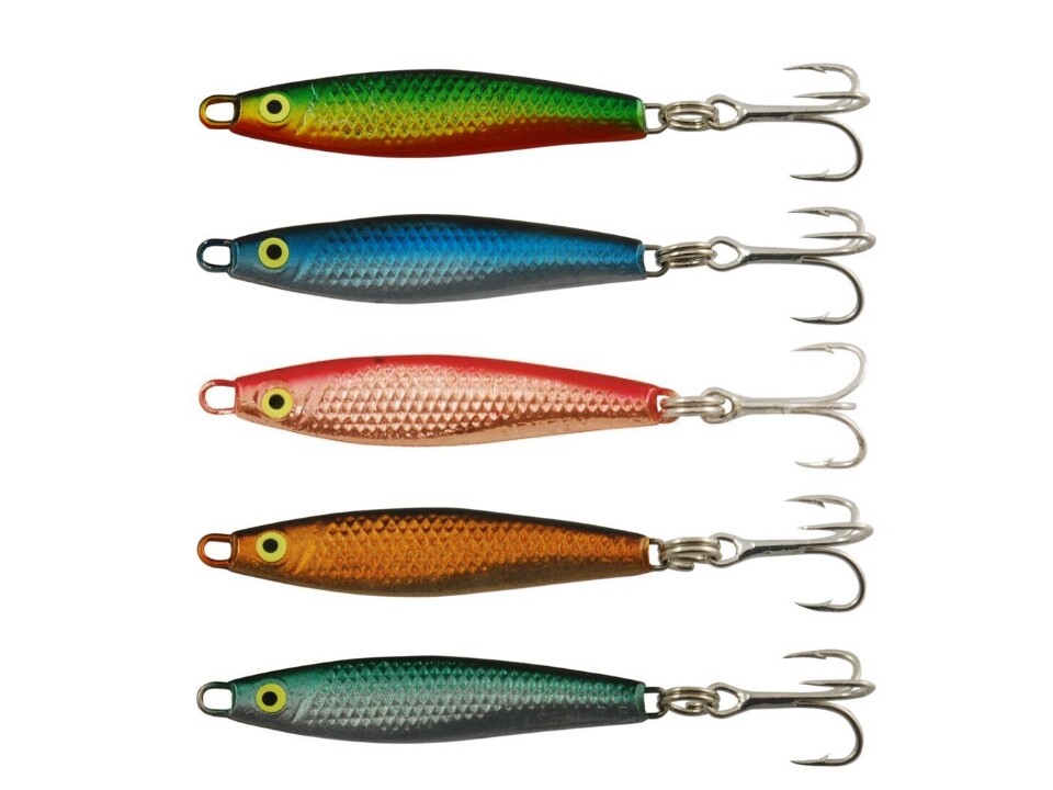S&oslash;lvkroken Jensen Sild Pilker 300+400+500 Grammi &ndash; 3 Colori Per Pesca In Alto Mare
