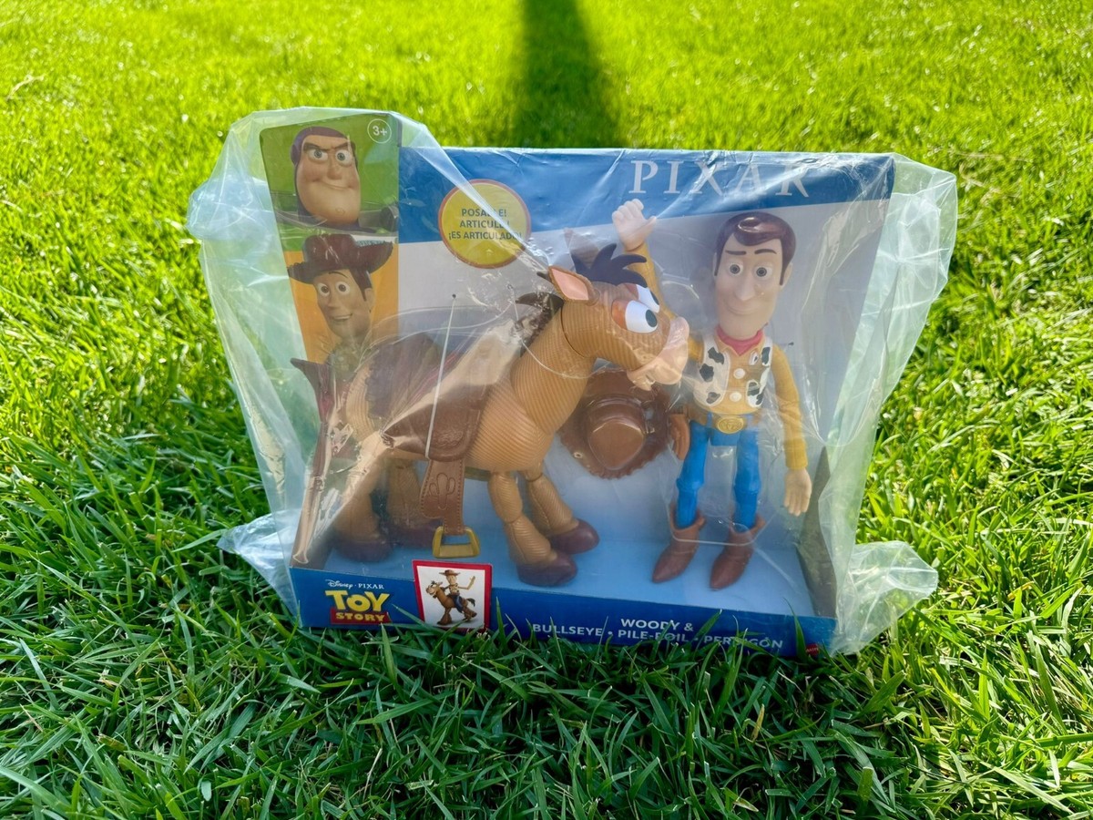 Toy Story 4 Woody and Bullseye Adventure Pack Posable Action