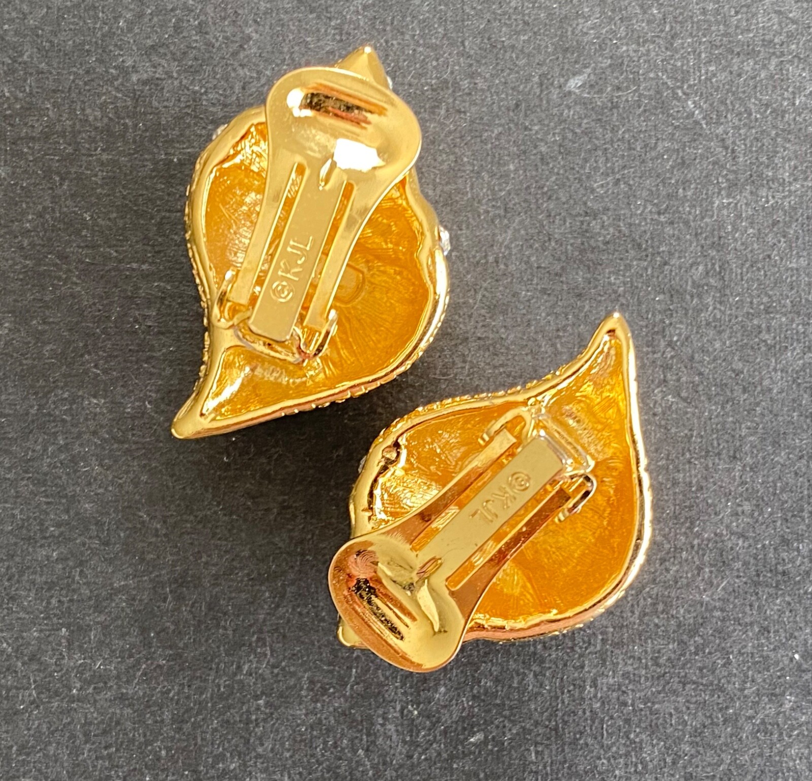 Earrings Sea Shell KJL Kenneth Lane Vintage - image 7