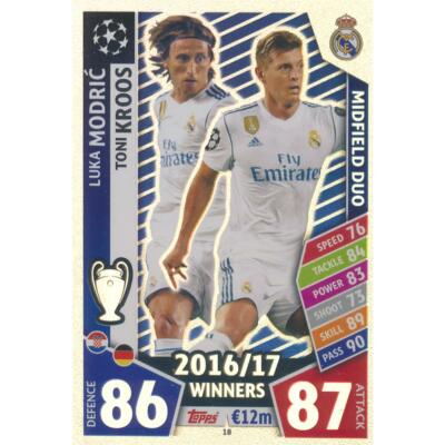 選手支給品Modric Real Kroos モドリッチ17/18 UCL 6