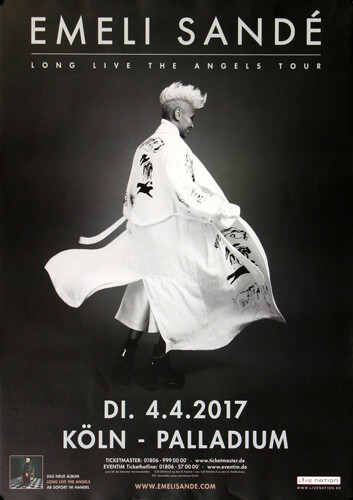 Emeli Sande - Long Live, KöLn 2017 | Konzertplakat | Poster-image
