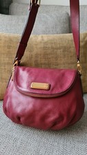 MARC BY MARC JACOBS  NATASHA CROSS-BODY Red/Wine COLOUR LEATHER SHOULDER BAG