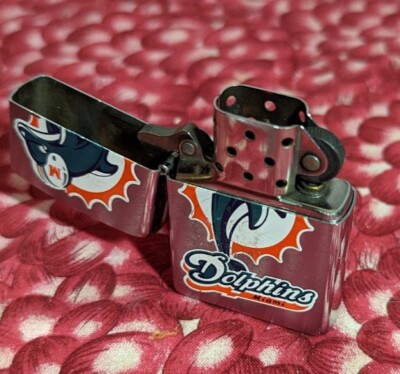 Chrome Zippo Lighter Miami Dolphins | eBay