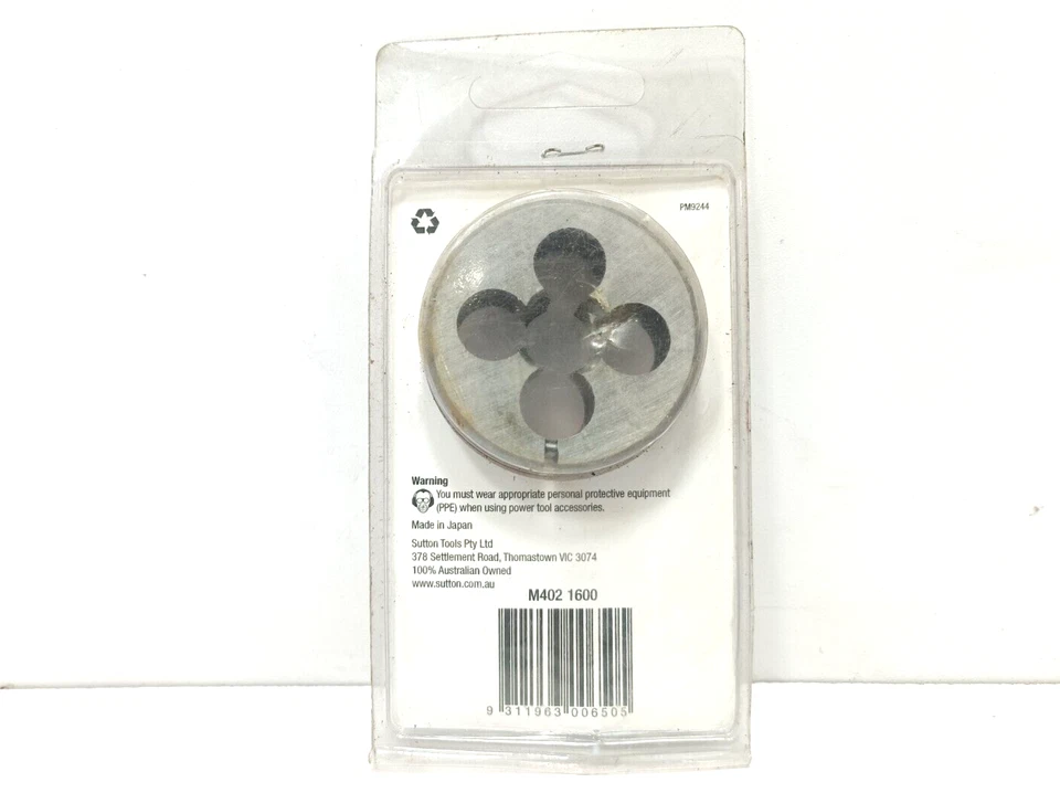THREAD CUTTING BUTTON DIE M16 X 2.0 (2″) LOT OF 3 - Image 3 of 4