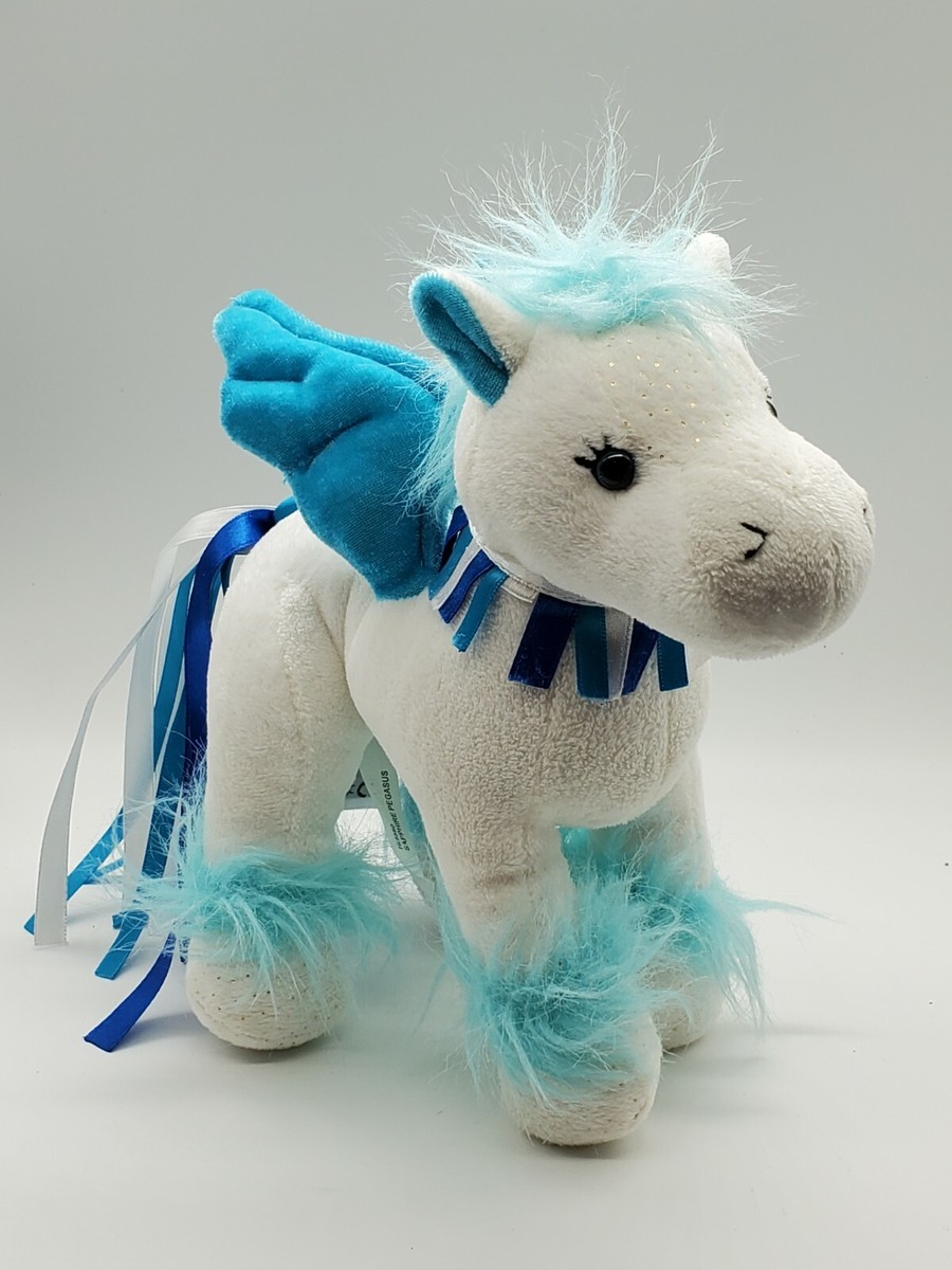 Buzin様 Webkinz Sapphire Pegasus Plush No Code Excellent Condition