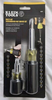 Klein Tools 85518  Multi-Bit Screwdriver/Nut Driver Set 32500 11 In 1 32561 Stub