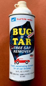 VINTAGE TURTLE WAX BUG & TAR AND TREE SAP REMOVER 16 Fl. OZ. TIN (EMPTY