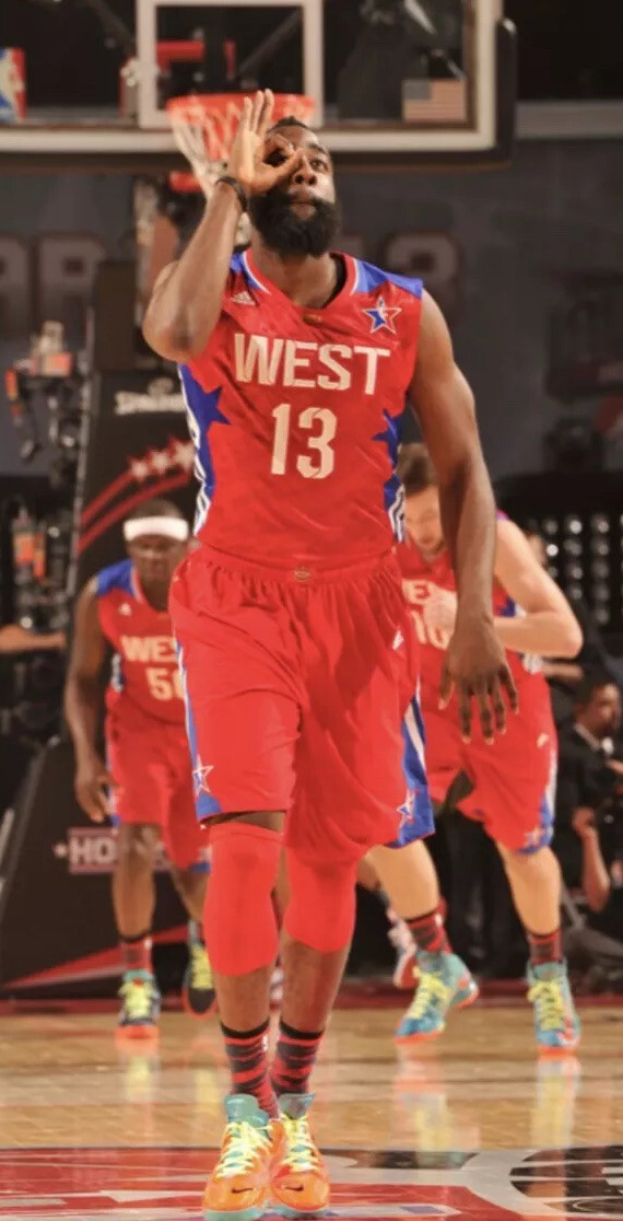 JAMES HARDEN 2013 NBA ALL STAR GAME JERSEY MEN S ADIDAS NEW