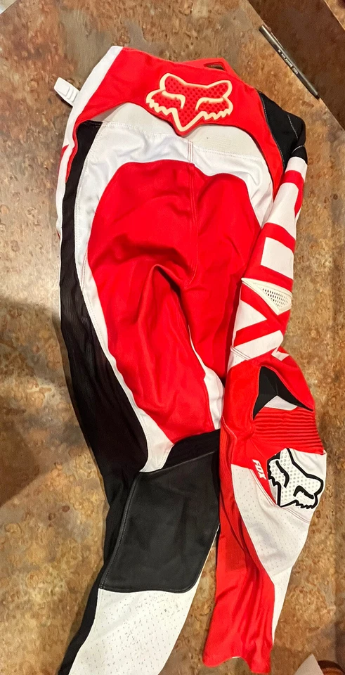 Motocross Fox Racing 360 Team Red Honda Cr Ama MX Pants Size 28 - Image 3 of 3