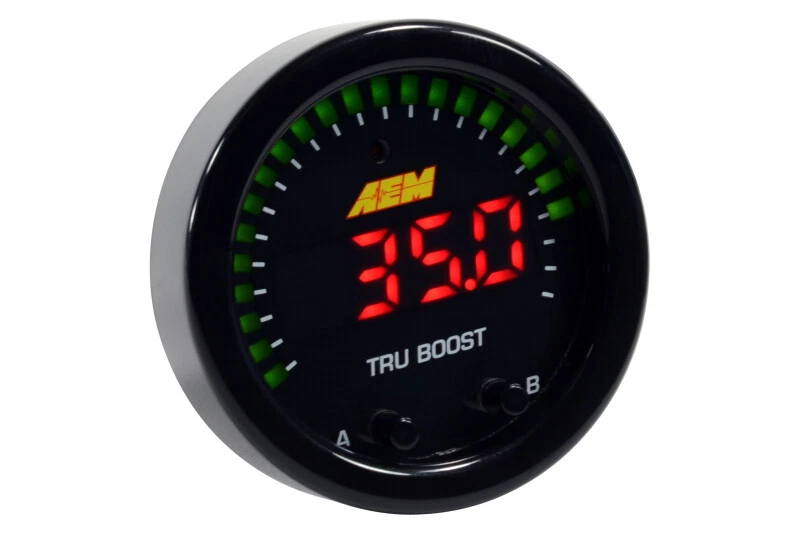 AEM X-Series Tru-Boost Controller Gauge w/ Boost Control Solenoid 80PSIg Interna - Изображение 2 из 4