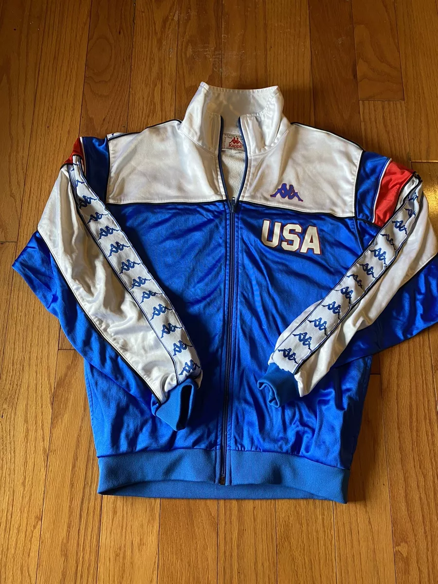 Vintage Kappa Track Jacket Football Soccer 80s 90s Size XS Shiny