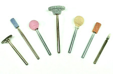 CHOICE 25 ABRASIVE STONE SS WIRE BRUSH 1/8" SHANK GRINDING ROTARY DREMEL USA HR