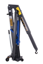 1000kg Werkstattkran nur 105mm Unterfahrhöhe faltbar 1t KFZ Getriebeheber 02138