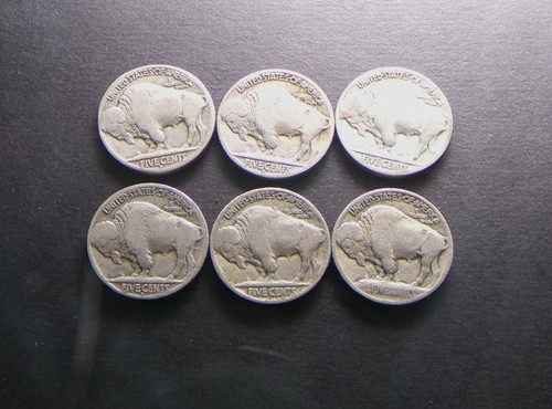 Lot- Old Buffalo Nickes from my 40 yr collection. 14d,16d,16p,16d,21p,13p - Picture 2 of 2