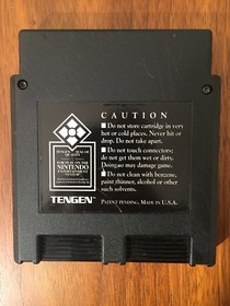 Pac-Man Tengen Pacman  NES Nintendo Game Black Cart