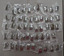 50 - 5/8 Inch Contoured Aluminum Side Release Buckles