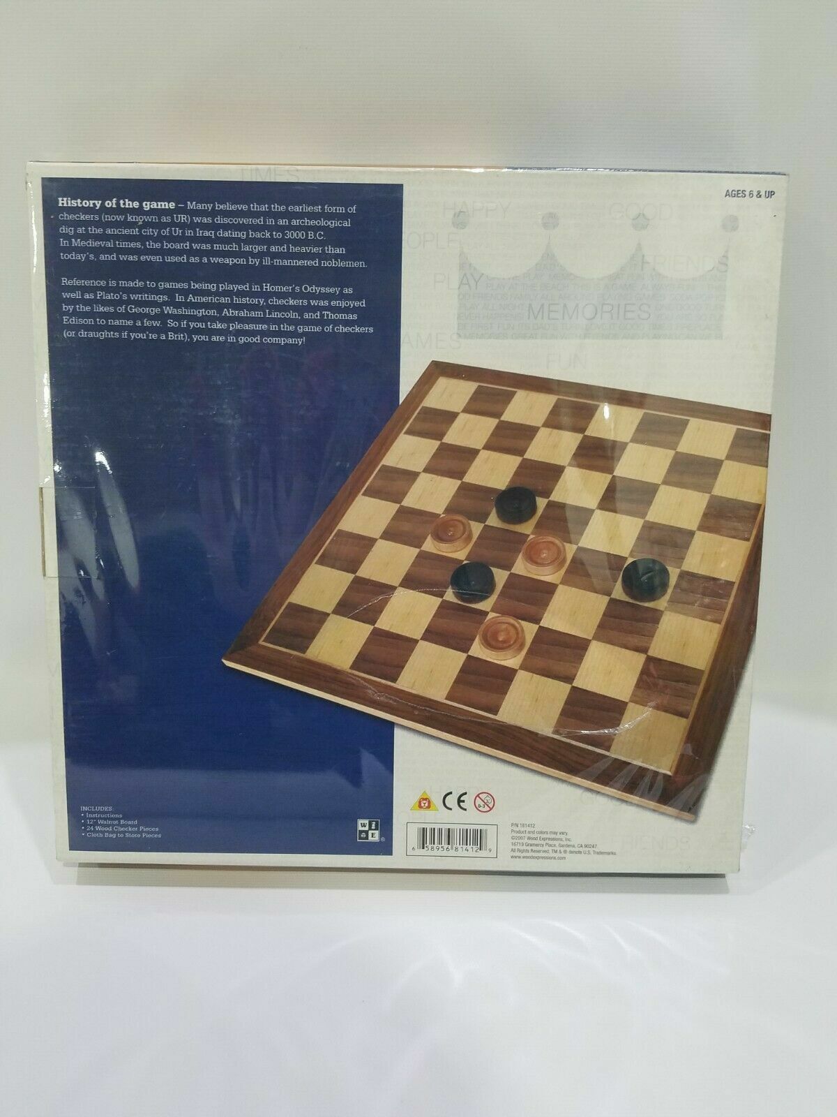 Classic Chess Set – Walnut Wood Board 12 in. – Wood Expressions