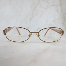 Saks Fifth Avenue Eyeglasses Frame S 235 EM6 Women's Brown Full Rim 56-18-140