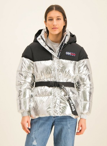 tommy jeans metallic jacket
