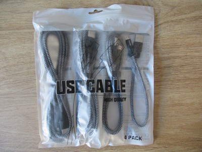 Micro USB Cable High Quality - 4er Pack in verschiedene Länge- Neu